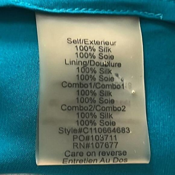 ALICE + OLIVIA SILK MINI DRESS SIZE L - Picture 8 of 11